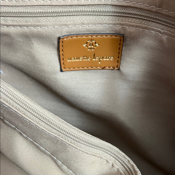 NWT Nanette Lepore Vegan Leather Logo Shoulder Bag Chocolate Vachetta - Picture 11 of 14